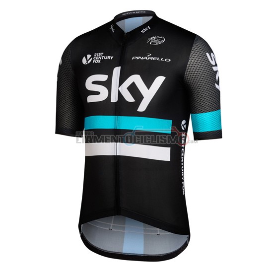 Abbigliamento Ciclismo Sky 2016 blul e nero